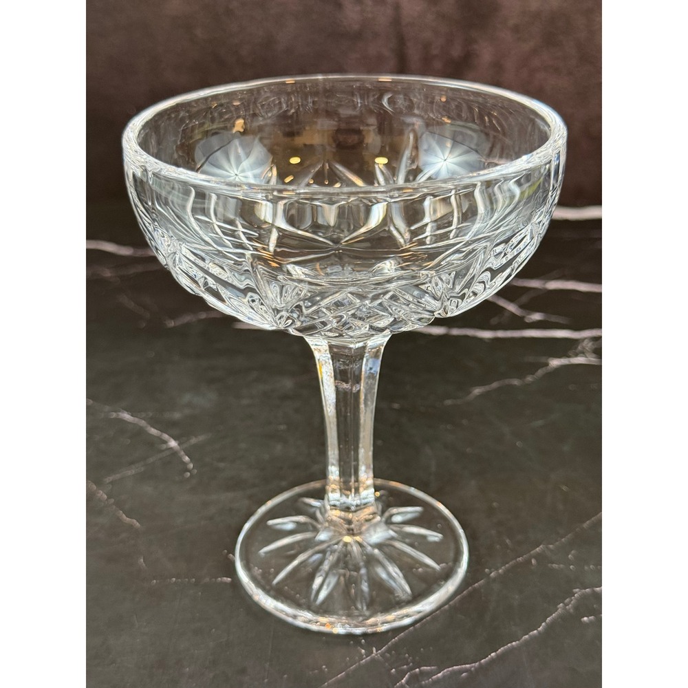 Godinger Dublin Champagne Coupe Glass 6 oz.  5 1/2in Tall